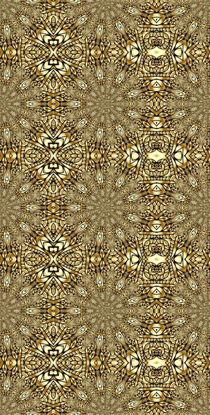 Fractodome Fractal Kleurrijke Abstracte Kunst Naadloze Tileable Patroon Lang Verticale — Stockfoto