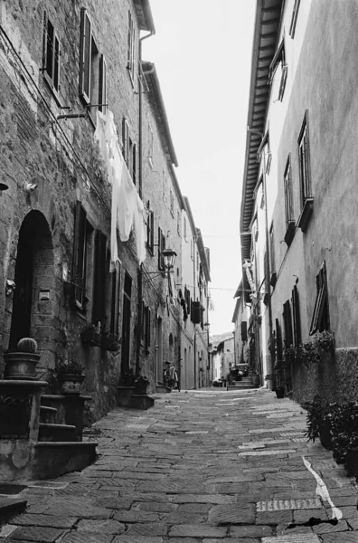 Stretti Vicoli Medievali Castiglione Della Pescaia Antico Borgo Della Costa — Foto Stock