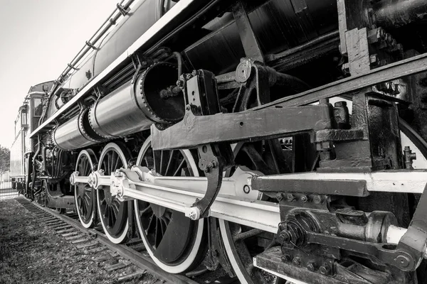 Eine Dampflokomotive Bahnhof Jasper Kanada — Stockfoto