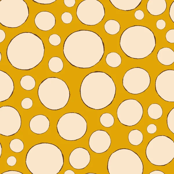 White Polka Dots Over Yello Orange Grunge - Skin Decal Vinyl Wrap