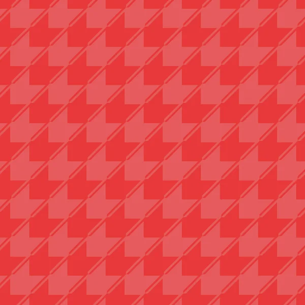 Piros en rózsaszín Houndstooth minta zökkenőmentes ismétlődő minta nyomtatás háttér — Stock Vector