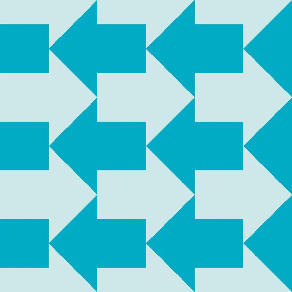 Blue geographic horizontal arrows seamless repeat pattern print background Стоковый вектор