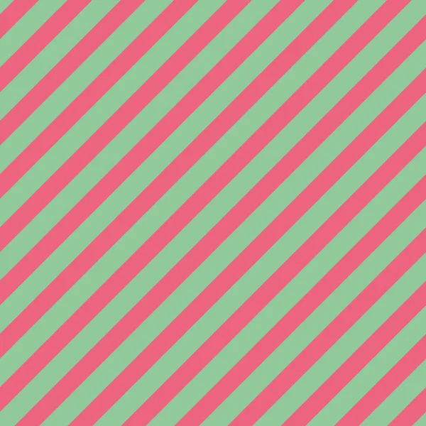 Mintgrün hellrosa diagonale Streifen Vektor nahtlos wiederholen Muster drucken Hintergrund — Stockvektor