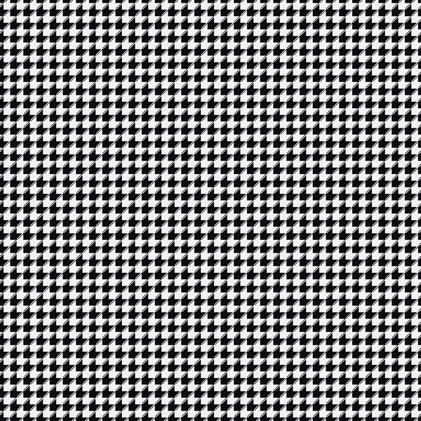 Negro y blanco Houndstooth patrón sin costuras patrón de impresión de fondo repetido — Archivo Imágenes Vectoriales