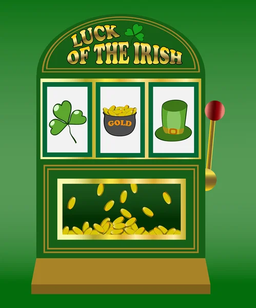 Игровой автомат Saint Patrick 's Day Лицензионные Стоковые Иллюстрации