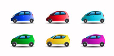 vektör araba Icon set