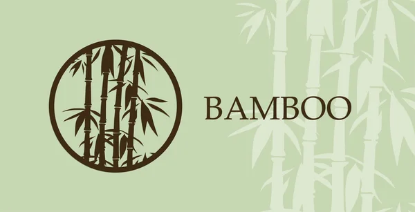 Bambu bir tablo. vektör çizimi, asetat içerir