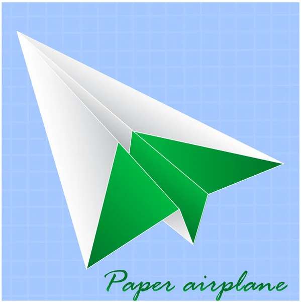 Avión de papel — Archivo Imágenes Vectoriales