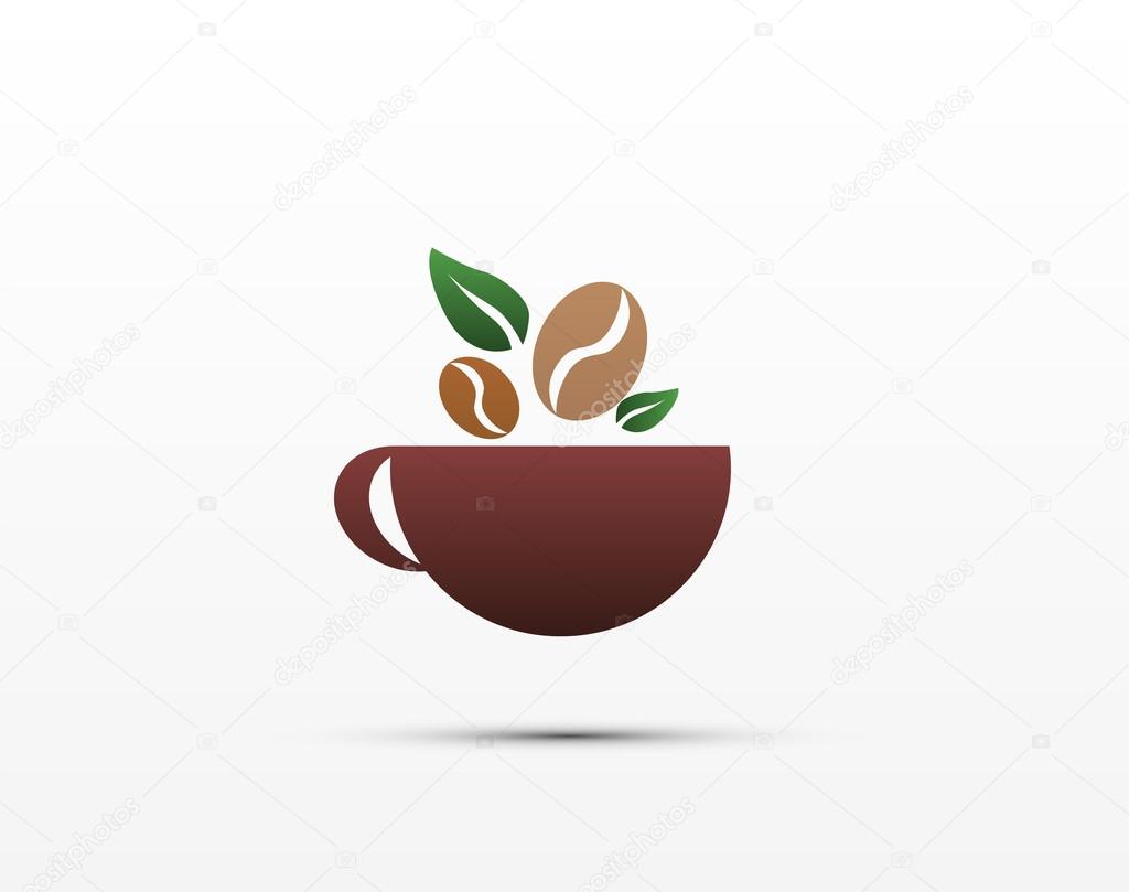 Coffee cup. Logos. Design menu
