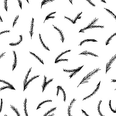 Vektör kusursuz desen çizdi. Noel ağacı