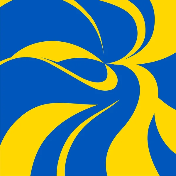 Векторний абстрактний фон. Кольори українського прапора — стоковий вектор