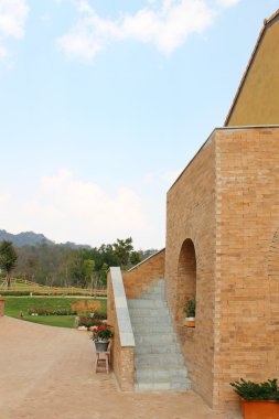 Nakorn ratchasima Tayland-2014 25 Şubat: primo piazza khao yai, tuscana Köyü İtalyan tarzı bina