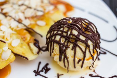 banaan crêpe karamel 