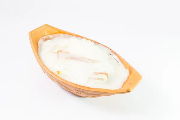 Липкий рис з кокосовим кремом — стокове фото
