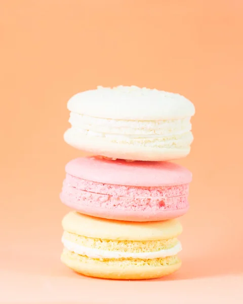 Macaron francia péksütemények — Stock Fotó