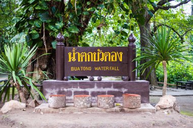 Bua Tanga Şelalesi ve Chet Si Vakfı Ulusal Park Chiang Mai, Tayland