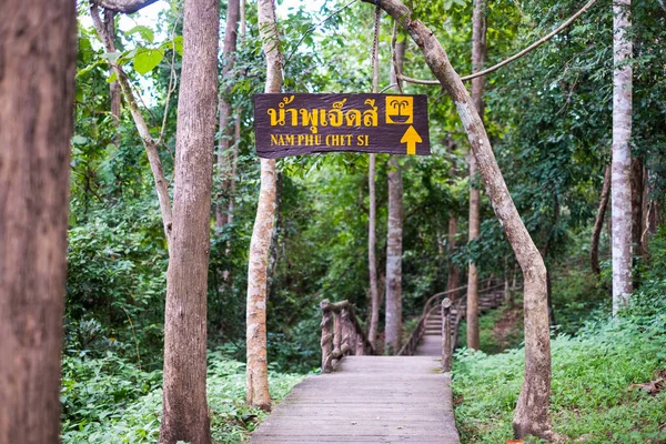 Bua Thong Waterfall Chet Fountion Nation Park Chiang Mai Thailand — Stock Photo, Image