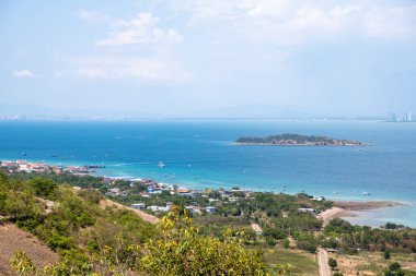 Koh Larn Manzara Noktası Rüzgar Türbini Chonburi Eyaleti, Tayland