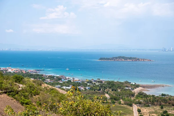 Koh Larn Manzara Noktası Rüzgar Türbini Chonburi Eyaleti, Tayland
