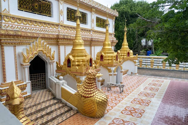 Kanchanaburi Thailand June 2022 Phuthakaya Pagoda Bodhgaya Stupa Sangklaburi Kanchanaburi — 스톡 사진