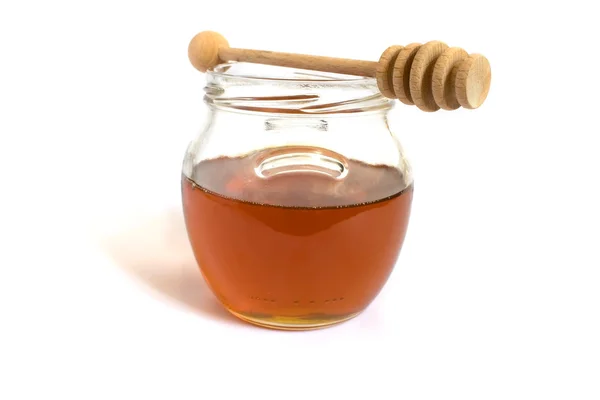 Um pote de mel — Fotografia de Stock