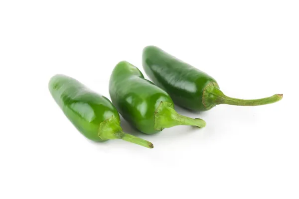 Yeşil jalapeno biber. — Stok fotoğraf