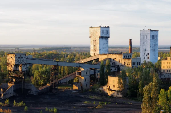 Kohlebergwerk im Freien — Stockfoto