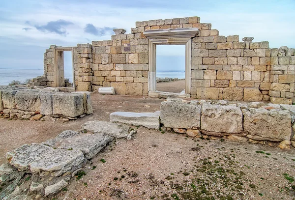 赫尔松涅斯希腊殖民地，塞瓦斯托波尔的废墟 — 图库照片