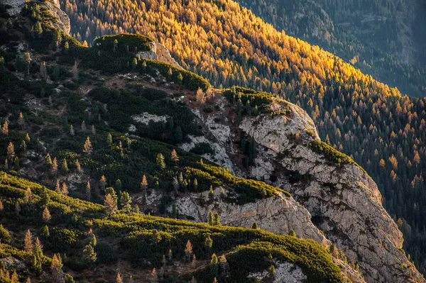 Gyönyörű Hegyvidéki Táj Dolomitok Olaszország — Stock Fotó