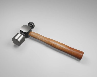 hammer isolated on white background, 3d render