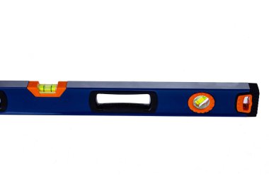 Yapımda beyaz izole arka planda mavi bina seviyesi kullanılır.