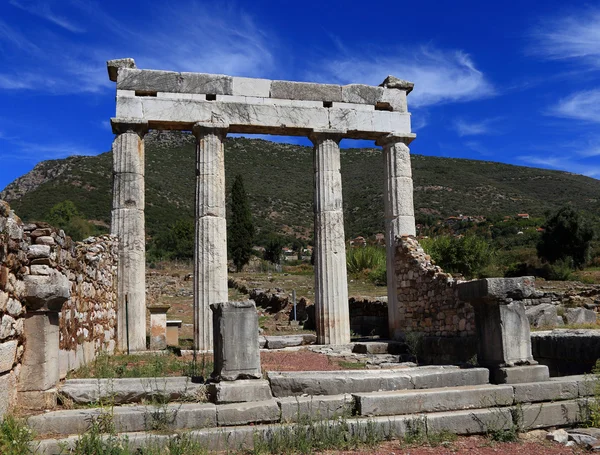 Ruinas en la antigua ciudad de Messina, Messinia, Peloponnes, Grecia —  Fotos de Stock