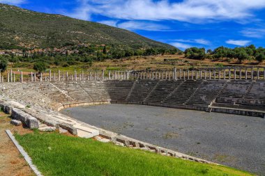 Antik şehir messina, peloponnes, Yunanistan'ın kalıntıları