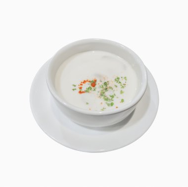 Mantar kremalı çorba.