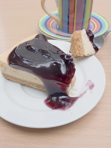 Maulbeerkuchen — Stockfoto