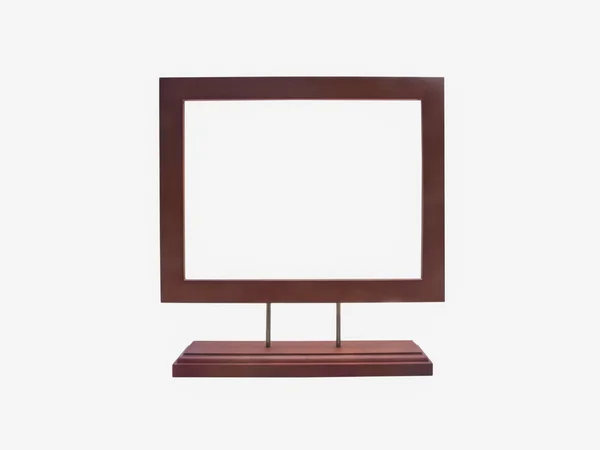 Wooden frame with stand — Stock Photo, Image