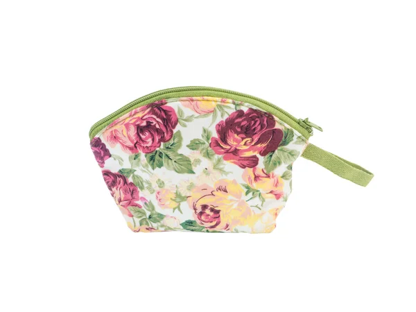 Bolsa cosmética con patrón de flores —  Fotos de Stock