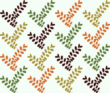 Yeşil Yapraksız Desen