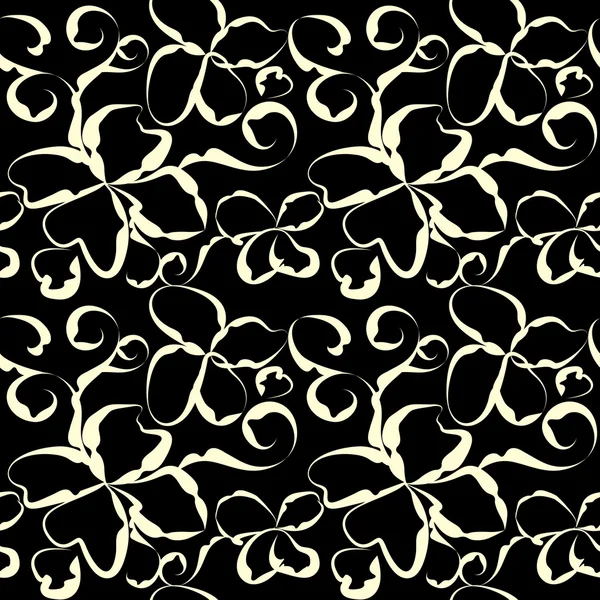 Dikişsiz soyut çiçek deseni