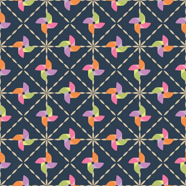 Pinwheel pattern — Stock Vector