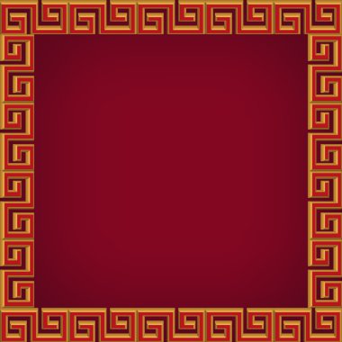 Çin arka plan, çerçeve ve desen