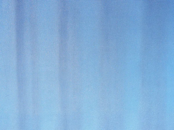 Close Blauwe Stof Oppervlaktestructuur Met Golfpatroon Achtergrond — Stockfoto