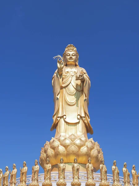 Bangkok Thailand January 2022 Goddess Mercy Known Quan Yin Guan — Stock Photo, Image