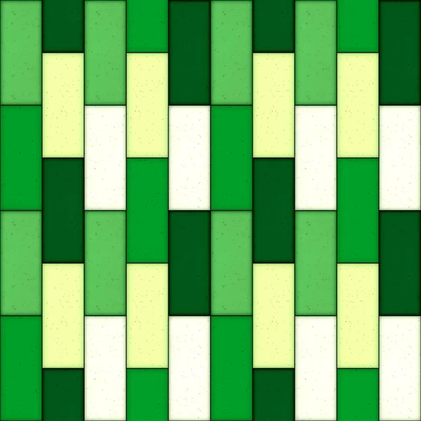 Digitaal Naadloos Patroon Met Bakstenen Groene Kleuren Met Glas Lood — Stockfoto