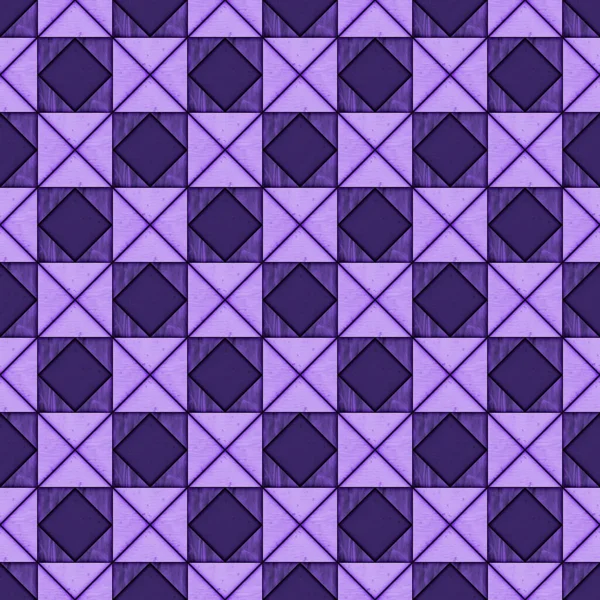 Дизайн Геометричного Безшовного Візерунка Вітражному Стилі Фіолетових Кольорах — стокове фото