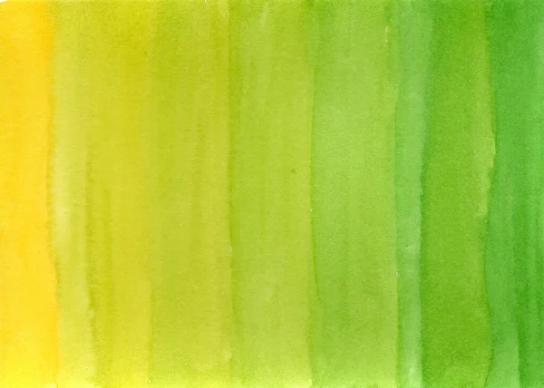 Pintura Aquarela Molhada Gradiente Cores Verdes Sobre Papel Fundo Textura — Fotografia de Stock