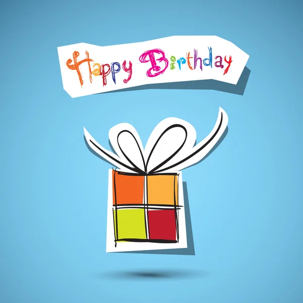 Feliz cumpleaños fondo — Vector de stock