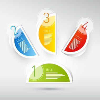 ilerleme adımlar öğretici, infographics için