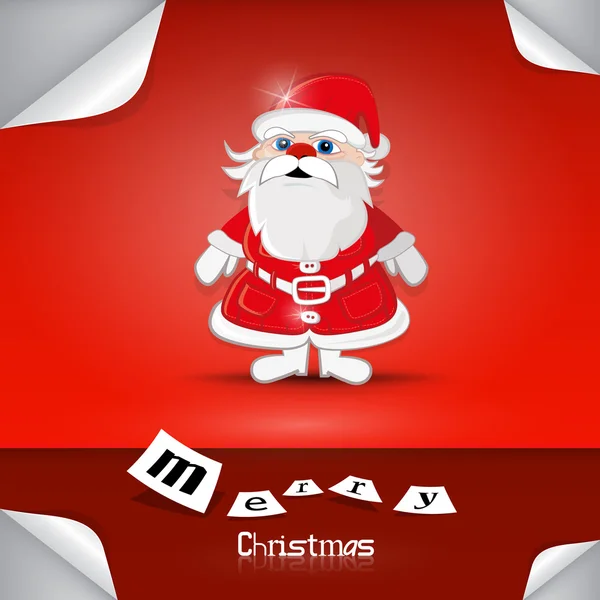 Tema Vector Merry Christmas — Vettoriale Stock