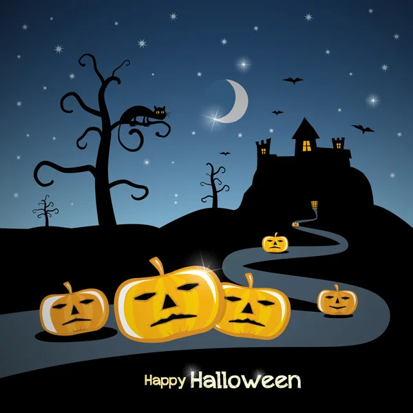 Happy Halloween theme — Stock Vector